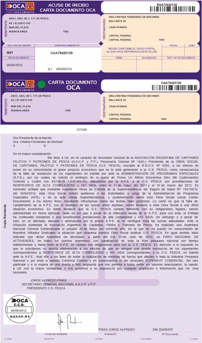 Modelo Carta Documento Oca Para Imprimir Modelo De Informe Vrogue 7786